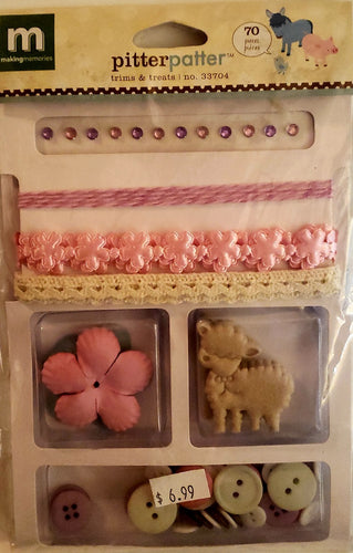 Making Memories -  dimensional sticker - sophie pitter patter trims and treats