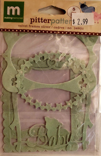 Making Memories -  dimensional sticker - oliver pitter patter velvet frames