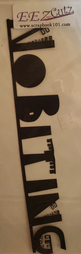 Eez cuts  - laser cut  title  - no biting black