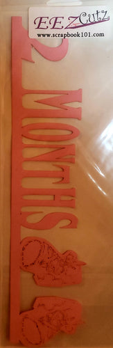 Eez cuts  - laser cut  title  - 2 months pink