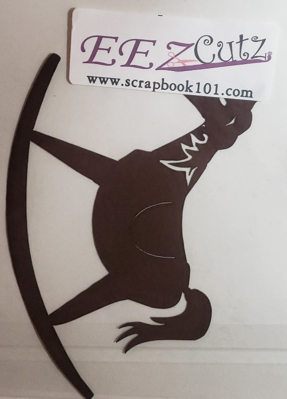 Eez cuts  - laser cut title   - rocking horse