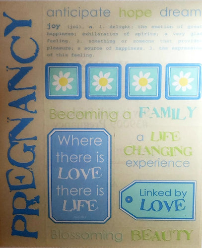 Srm press  - stickers sheet - pregnancy