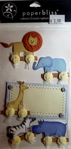 Paper bliss -  Dimensional Sticker - precious animals