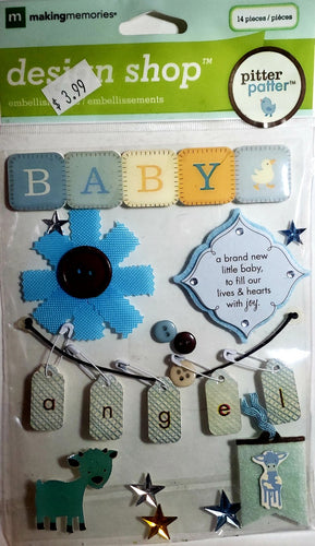 Making Memories -  dimensional sticker - oliver tags pitter patter design shop