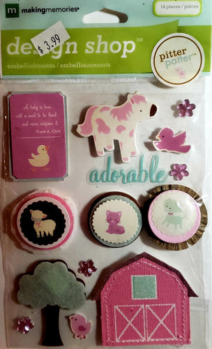 Making Memories -  dimensional sticker - Sophie pitter patter design shop