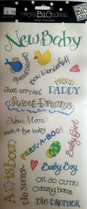 Me and my big ideas MAMBI - sticker sheets - baby sayings