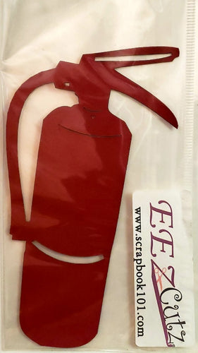 Eez cuts  - laser cut   - fire extinguisher red