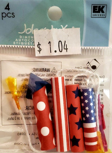 Jolee's Boutique Dimensional Sticker - x small firecrackers
