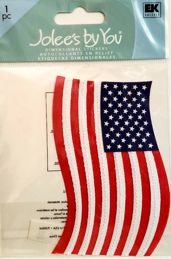 Jolee's Boutique Dimensional Sticker -  old glory