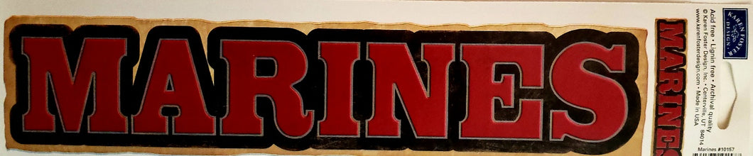 Karen Foster Cardstock Sticker - Marines