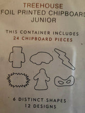 Load image into Gallery viewer, AC - American crafts - Treehouse kids foil chipboard 24 shapes embellishments