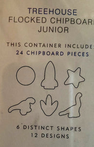 AC - American crafts - Treehouse kids chipboard 24 shapes embellishments