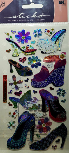 Sticko  - flat sticker sheets -  shoes and accessories