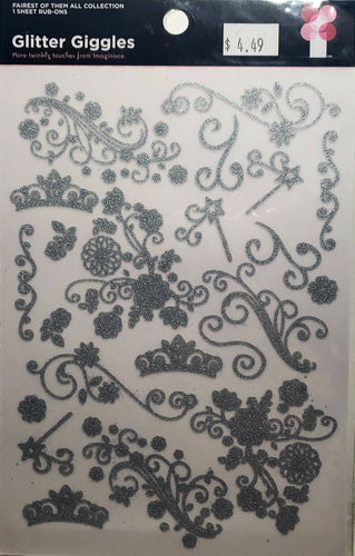 Imaginisce - rub on - glitter giggles