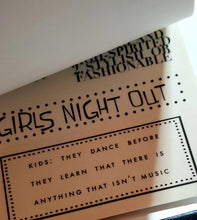 Load image into Gallery viewer, Die cuts with a view DCWV - clear stickers quote stack book - girls black and white