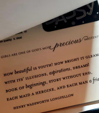 Load image into Gallery viewer, Die cuts with a view DCWV - clear stickers quote stack book - girls black and white