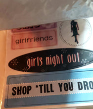 Load image into Gallery viewer, Die cuts with a view DCWV - chipboard sticker stack - uptown girl