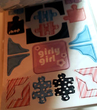 Load image into Gallery viewer, Die cuts with a view DCWV - chipboard sticker stack - uptown girl