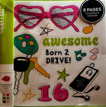 Load image into Gallery viewer, AC - American crafts - remarks sticker book - transparent accents awsome