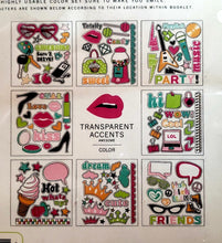 Load image into Gallery viewer, AC - American crafts - remarks sticker book - transparent accents awsome