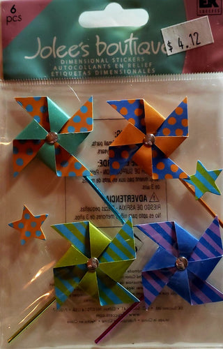 Jolee's Boutique Dimensional Sticker -  pinwheels