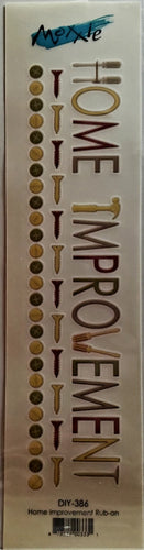 Moxxie - rub ons title - home improvement