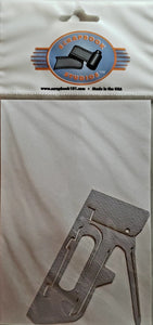 Scrapbook 101 - laser cut design title - stapler staple gun