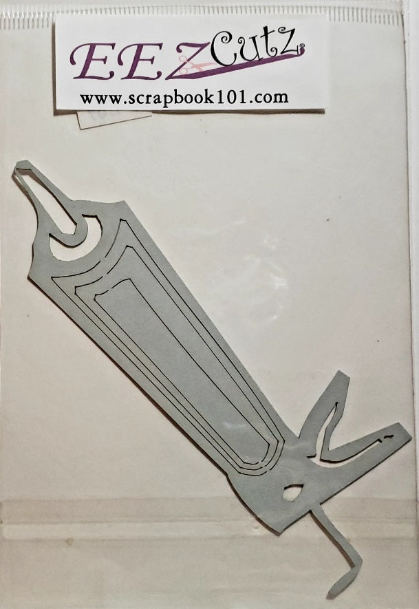 Eez cuts - laser cut design  - caulk gun grey