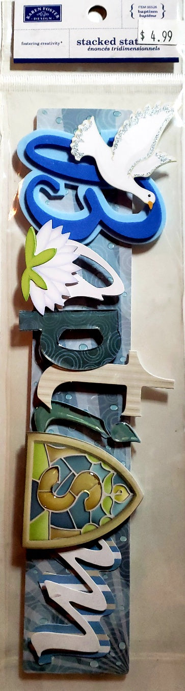 Karen Foster - Baptism stacked statments title