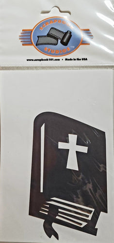 Scrapbook 101 - laser cut design - bible