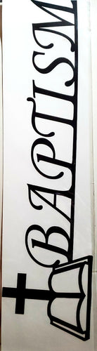 Scrapbook 101 - laser cut design title - baptism