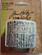 Load image into Gallery viewer, Tim Holtz idea-ology tissue tape - nostalgic