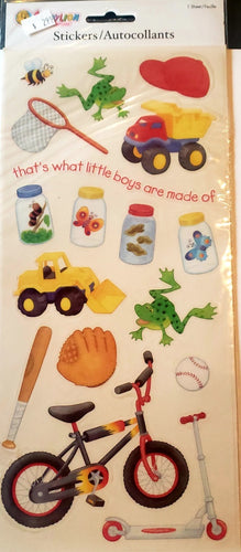 Sandy Lion  - flat sticked sheet - what little boys are made of