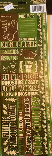 Reminisce -  cardstock sticker - din-o-rama