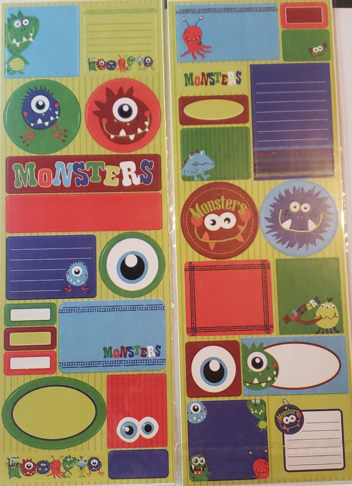Reminisce -  flat sticker - monsters images