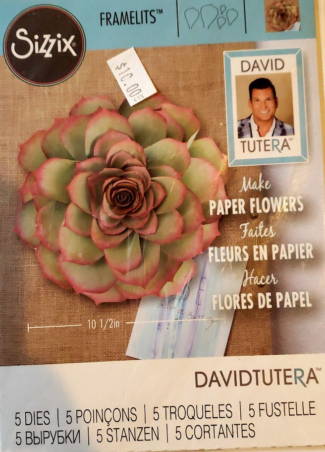 sizzix succulent dies Sizzix Framelits Large Succulent Die Set