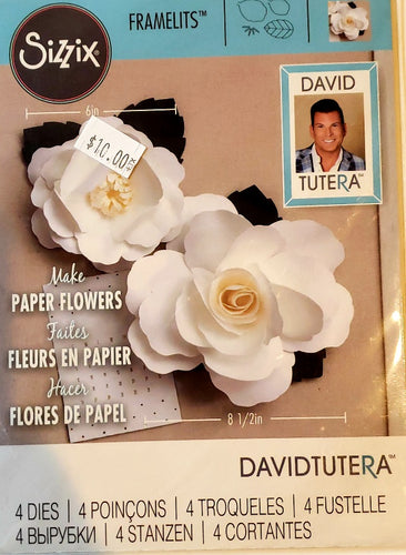 Sizzix die metal cutting die - David Tutera - Framelits paper flower large rose