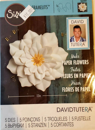 Sizzix die metal cutting die - David Tutera - Framelits paper flower large lily