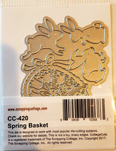 Load image into Gallery viewer, Cottage cuts metal cutting die - spring Easter basket