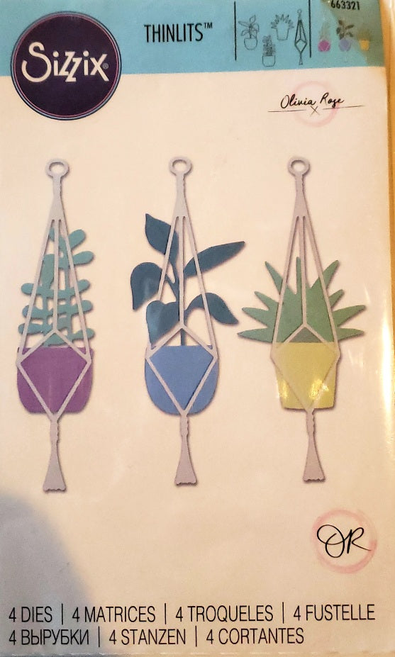 sizzix hanging planter die Sizzix die metal cutting die