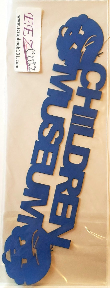 Eez cuts  - laser cut   - children museum blue