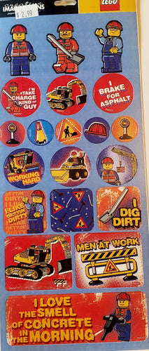 Creative Imaginations - flat stickers - lego construction