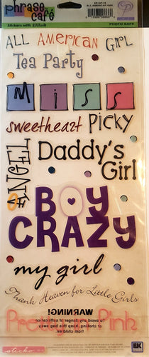 Sticko -  flat sticker sheet xl - all American girl