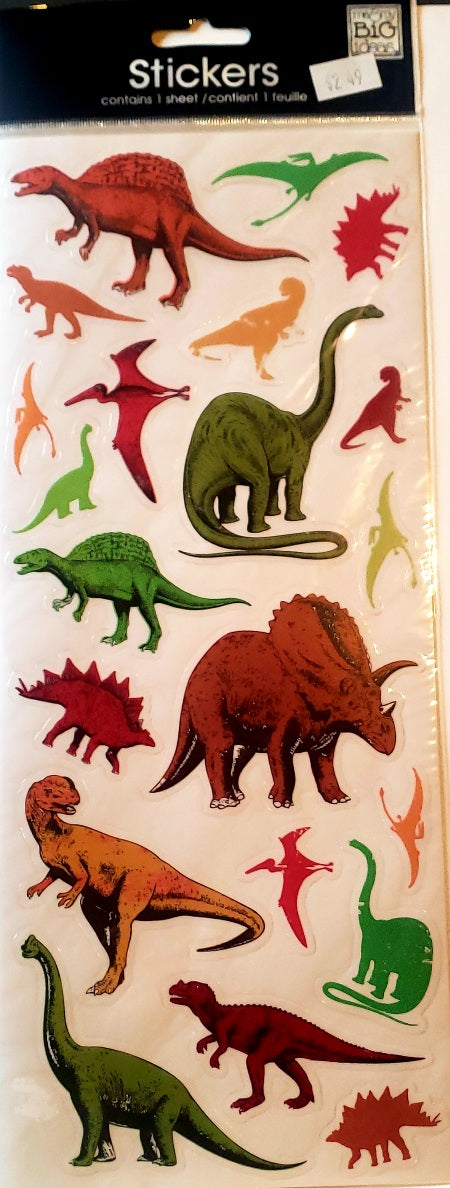 Me and my big ideas MAMBI - 1 sticker sheets - dinosaurs
