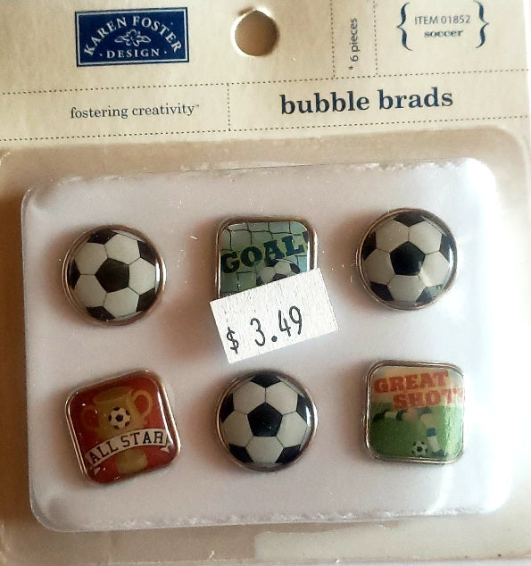 Karen Foster - bubble brads - soccer