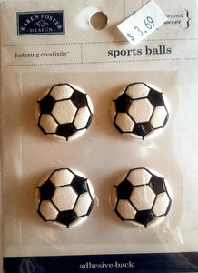 Karen Foster sticker dimensional -  soccer sports balls