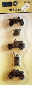 Karen Foster  mini metal charms - off road motor sports