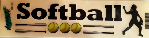 Moxxie - rub ons title - softball