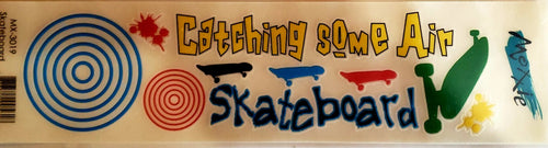 Moxxie - rub ons title - skateboard