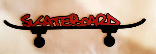 Scrapbook customs - laser cut  - skateboard title